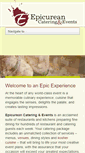 Mobile Screenshot of epicureancateringandevents.com